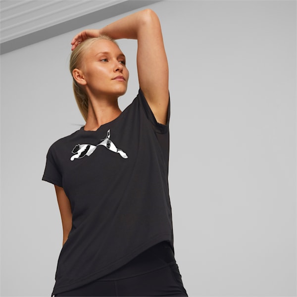 Modern Sports Women's T-Shirt, Puma Black, extralarge-IND