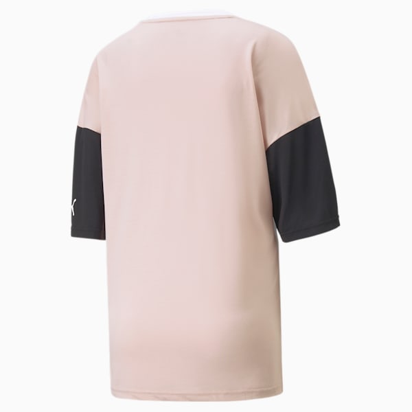 Modern Sports Women's Fashion Oversized T-Shirt, Puma White-Rose Quartz, extralarge-IND