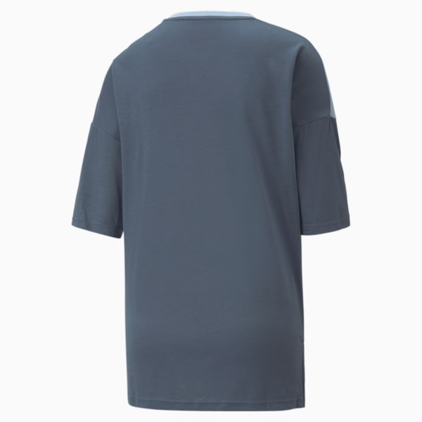 Modern Sports Women's Fashion Oversized T-Shirt, Blue Wash, extralarge-AUS