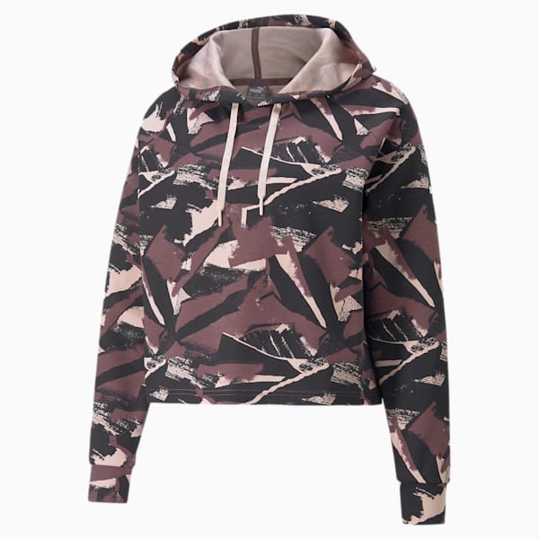 Modern Sports AOP Women's Relaxed Fit Hoodie, Dusty Plum, extralarge-IND