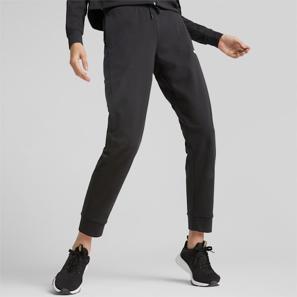 Modern Sports Women's Regular Fit Pants, Puma Black, extralarge-IND