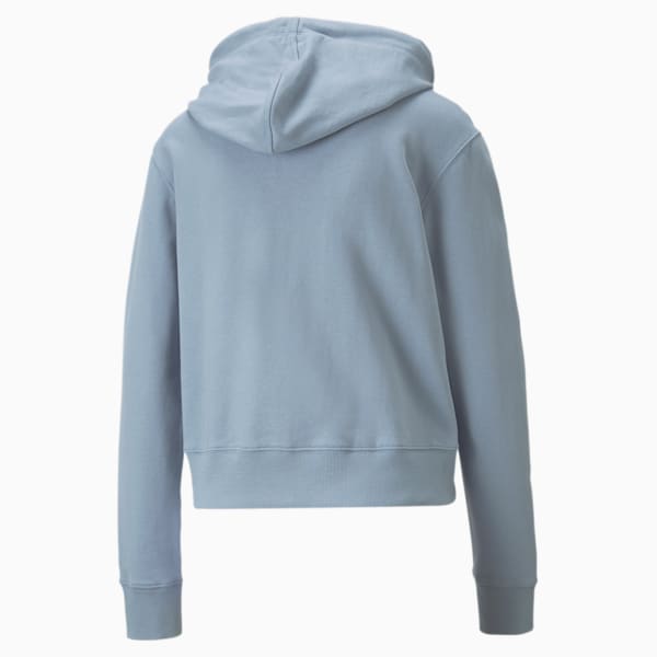 Sudadera con capucha y cierre completo HER para mujer, Blue Wash, extralarge