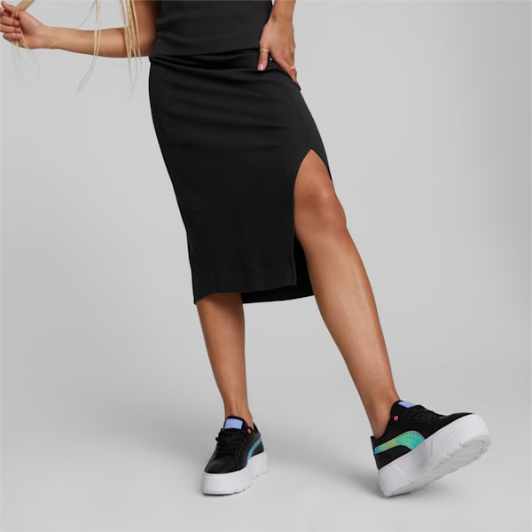 HER Women's Regular Fit Skirt, Puma Black, extralarge-IND