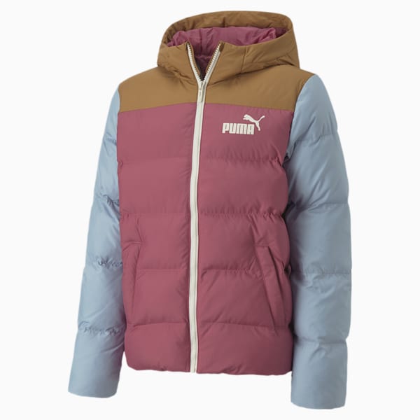 Colourblock Youth Regular Fit Jacket, Dusty Orchid, extralarge-AUS