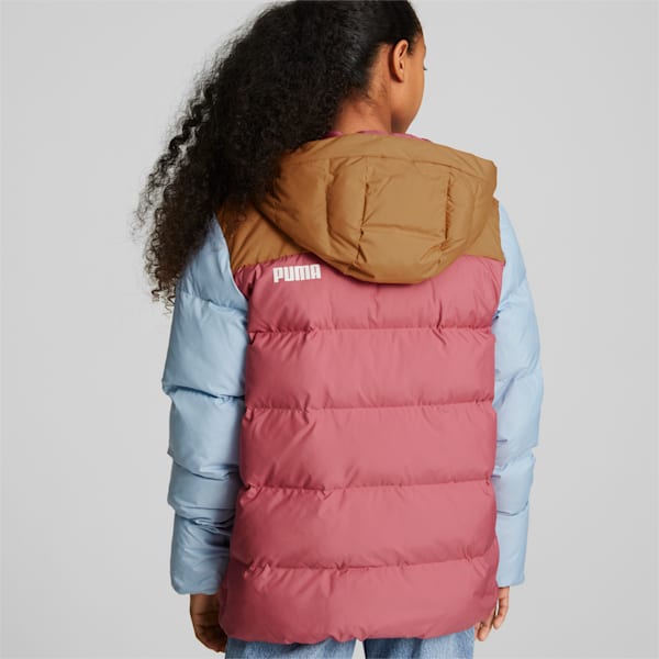 Colourblock Youth Regular Fit Jacket, Dusty Orchid, extralarge-IND