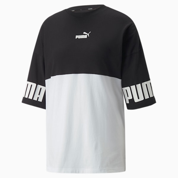 Power Colourblock Women s Oversized T Shirt