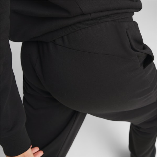 ESS+ Metallic Women's Pants, Puma Black-Gold Foil, extralarge-IND