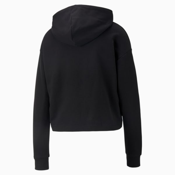 Power Tape Women's Relaxed Fit Hoodie, Puma Black, extralarge-IND