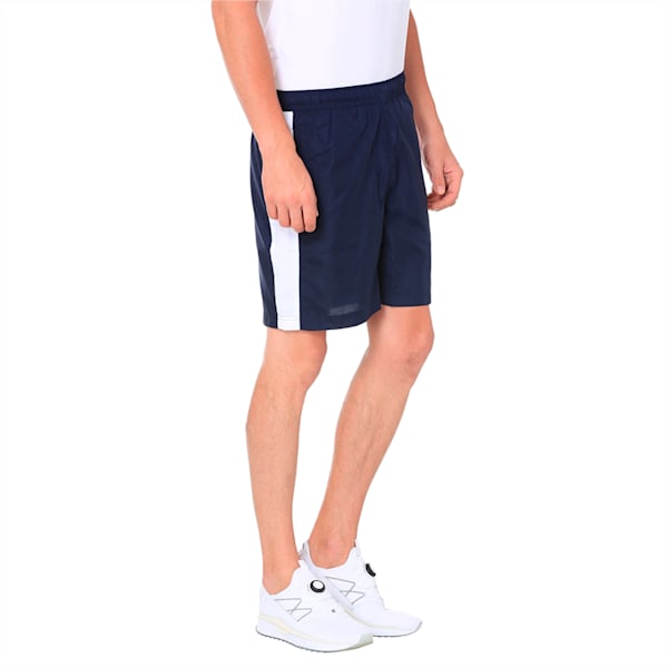 Zippered Woven Shorts, Peacoat-Puma White, extralarge-IND