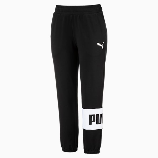 Urban Sports Women's Sweat Pants, Cotton Black, extralarge