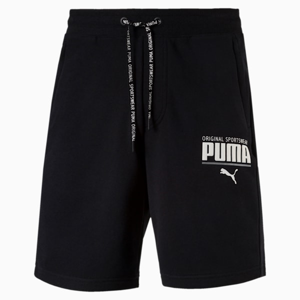 STYLE Athletic Sweat Shorts Cotton Black, Cotton Black, extralarge-IND