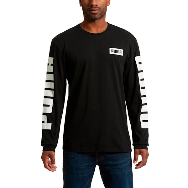 Men's Rebel Lifestyle Top, Puma Black, extralarge