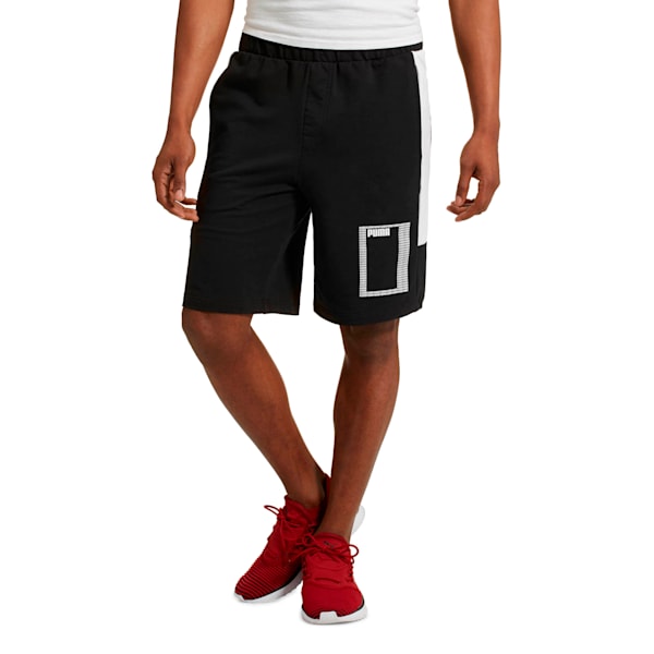 Men's Summer Rebel Lightweight Shorts, Cotton Black, extralarge