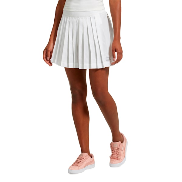 Archive Women's Pleats T7 Skirt, Puma White, extralarge