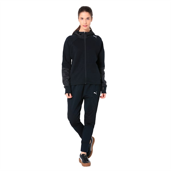EVOSTRIPE Women's Pants, Puma Black, extralarge-IND