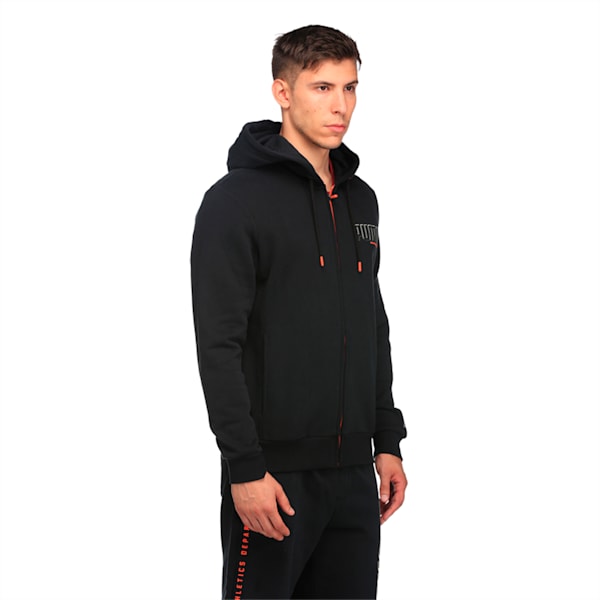 STYLE Athletics FZ Hoody FL, Cotton Black, extralarge-IND