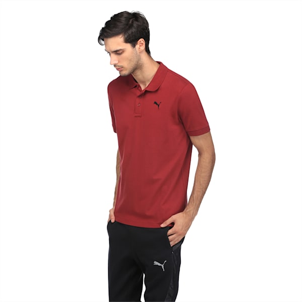Men's Pique Polo, Tibetan Red, extralarge-IND