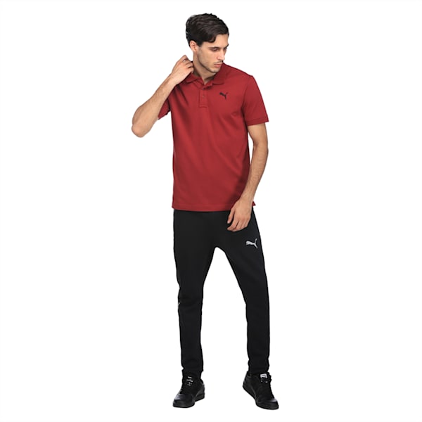 Men's Pique Polo, Tibetan Red, extralarge-IND