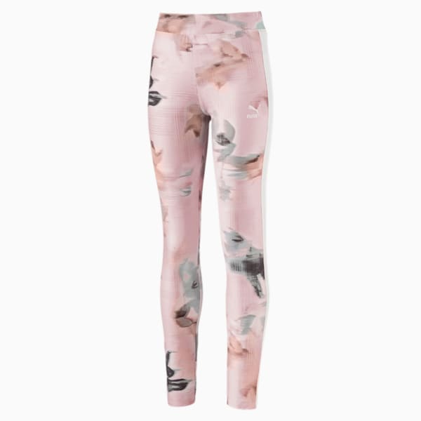 Girls' Classics AOP Leggings, Pearl-AOP, extralarge-IND