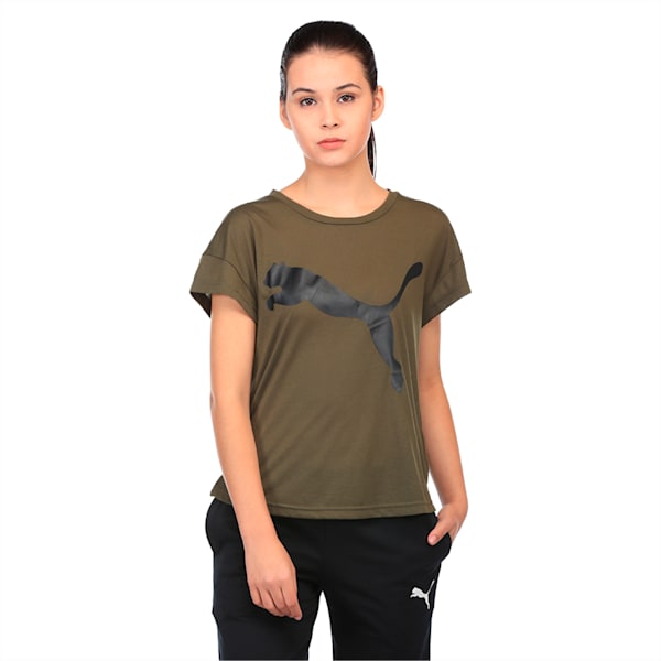URBAN SPORTS Trend Tee W, Olive Night, extralarge-IND