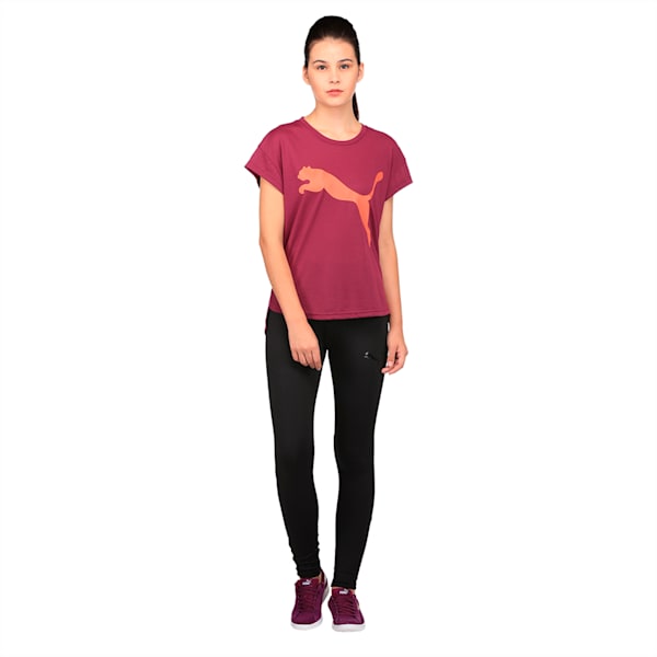 URBAN SPORTS Trend Tee W, Dark Purple, extralarge-IND