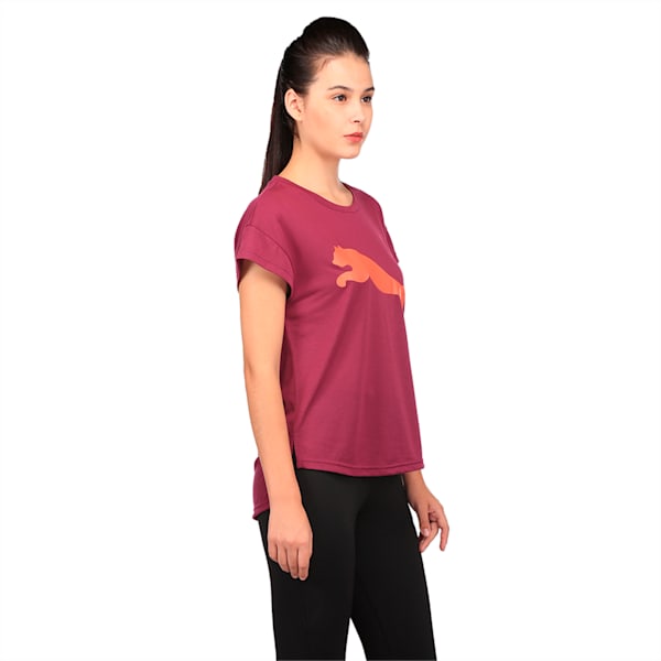 URBAN SPORTS Trend Tee W, Dark Purple, extralarge-IND