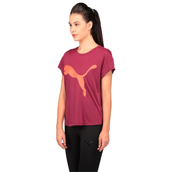 URBAN SPORTS Trend Tee W, Dark Purple, extralarge-IND