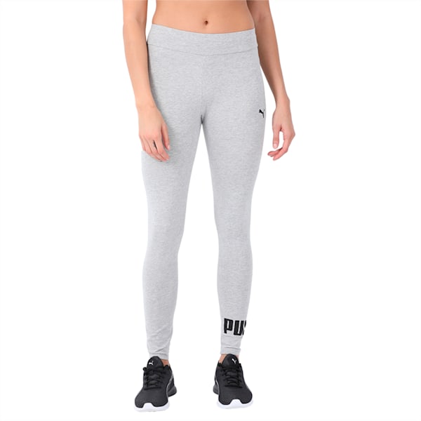ESS Logo Leggings W, Light Gray Heather, extralarge-IND