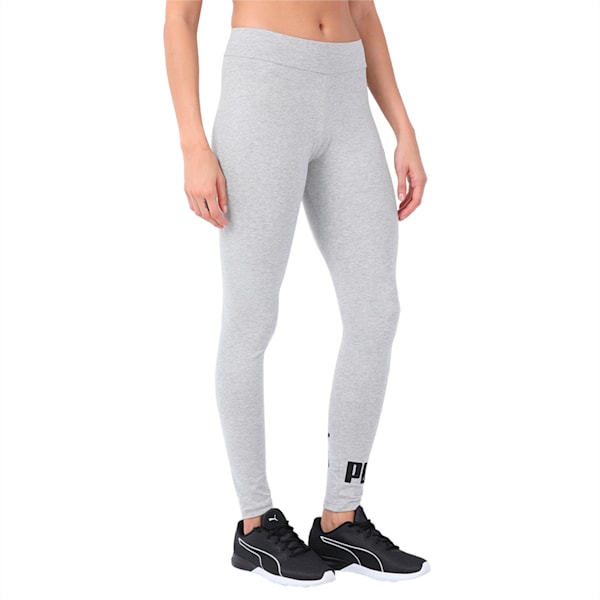 ESS Logo Leggings W, Light Gray Heather, extralarge-IND