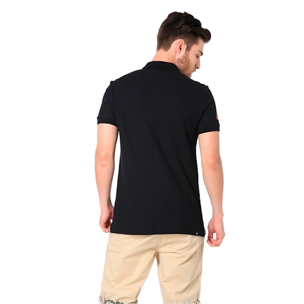 EMBROIDERY POLO M, Puma Black, extralarge-IND