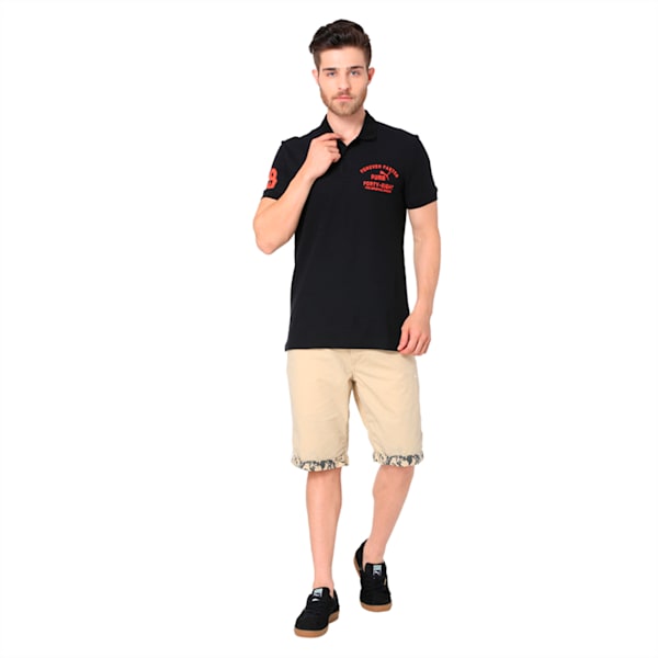 EMBROIDERY POLO M, Puma Black, extralarge-IND