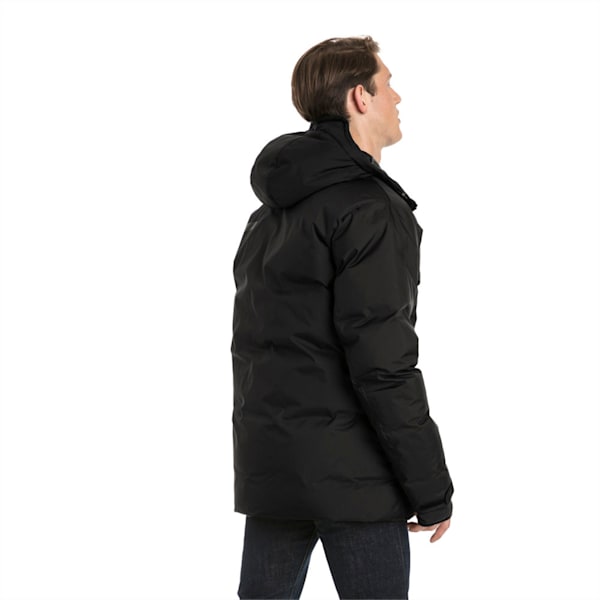 Men's Protect 650 Hooded Down Jacket, Puma Black, extralarge-IND