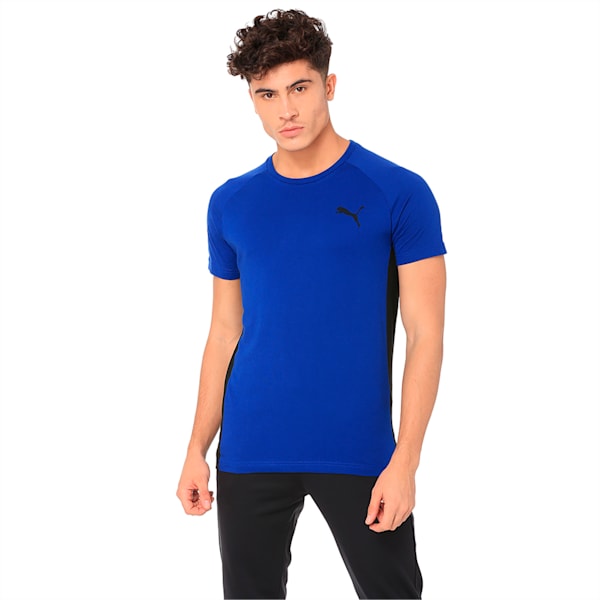 Active Evostripe Warm Men's Tee, Sodalite Blue, extralarge-IND