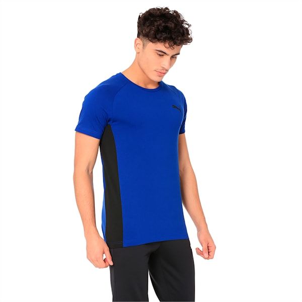 Active Evostripe Warm Men's Tee, Sodalite Blue, extralarge-IND