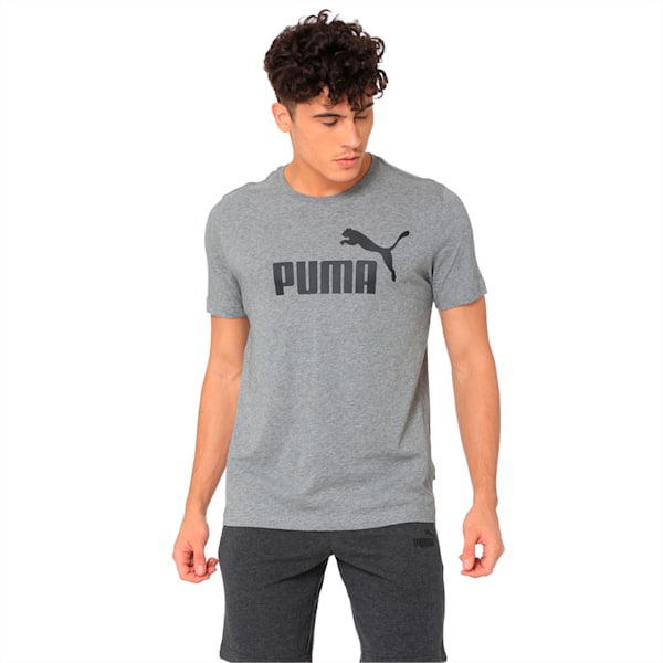 Essentials Short Sleeve Men's T-Shirt, Medium Gray Heather, extralarge-IND