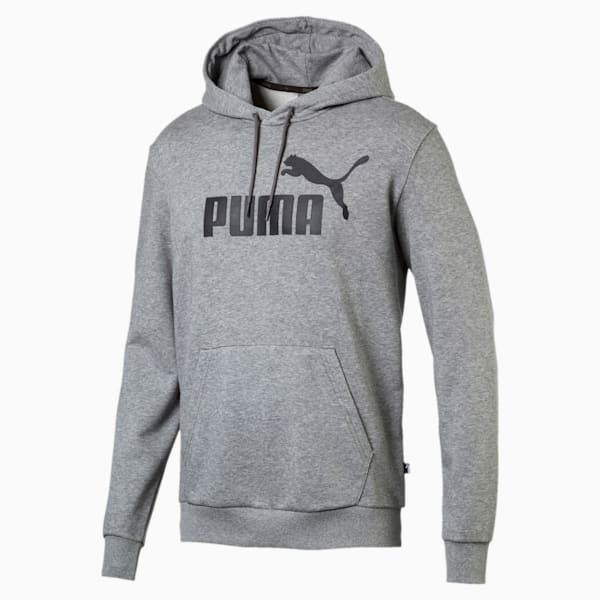 Essentials Men's Hoodie, Medium Gray Heather, extralarge-IND