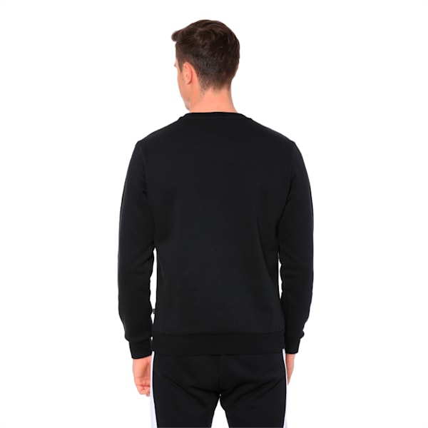 Essentials Men's Crewneck Sweatshirt, Puma Black, extralarge