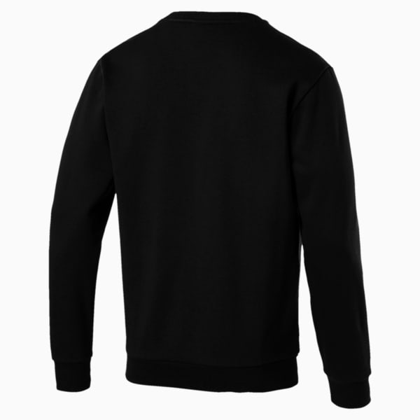 Essentials Crewneck Men's Sweatshirt, Puma Black, extralarge