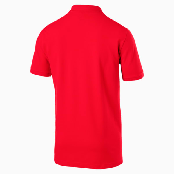 Polera polo de piqué para hombre Essencials, Puma Red, extralarge