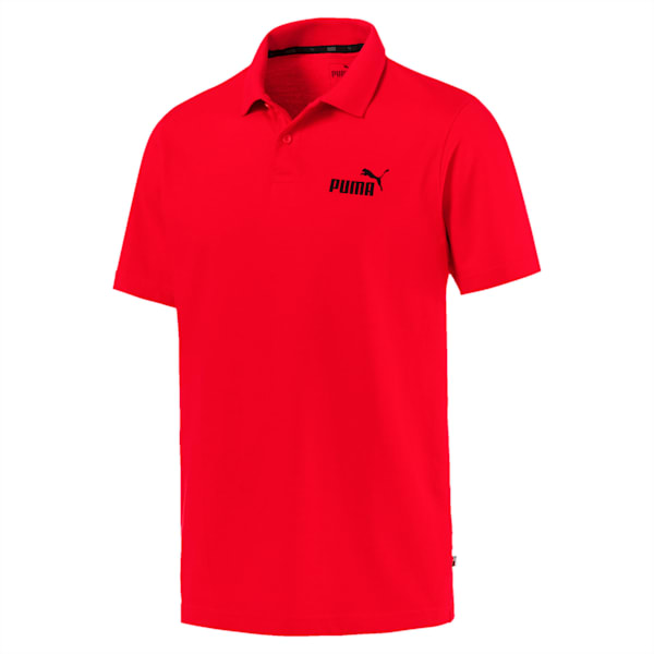 Essentials Men's Jersey Polo, Puma Red, extralarge-IND