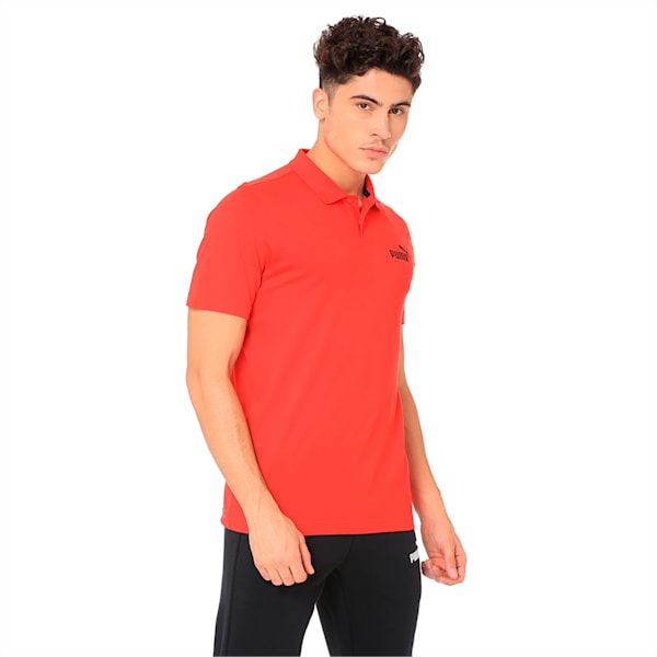 Essentials Men's Jersey Polo, Puma Red, extralarge-IND