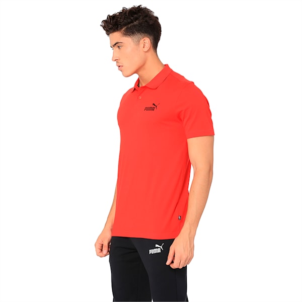 Essentials Men's Jersey Polo, Puma Red, extralarge-IND