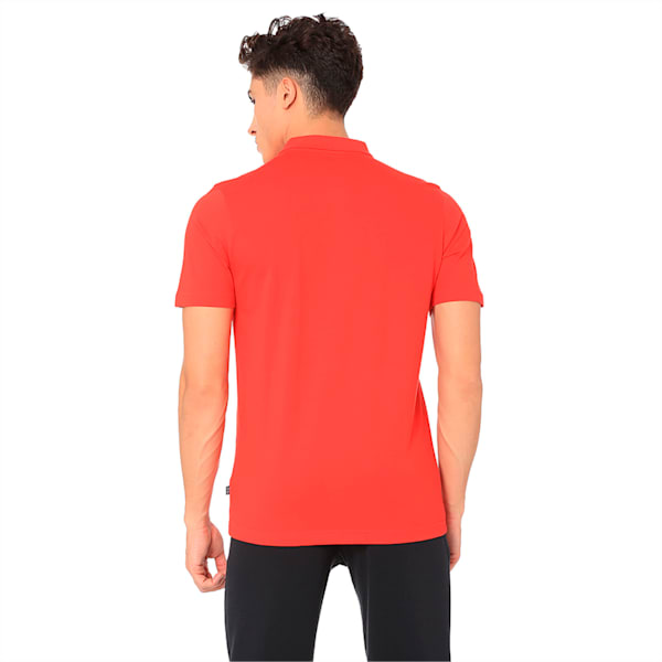 Essentials Men's Jersey Polo, Puma Red, extralarge-IND
