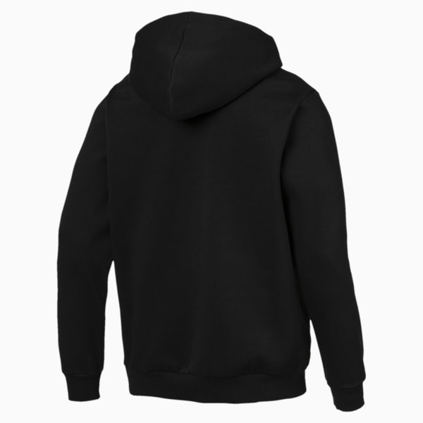 Men's Full Zip Fleece Hoodie, Puma Black, extralarge-IND