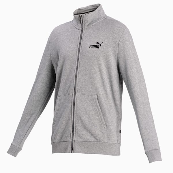 Essentials Men's Track Jacket, Medium Gray Heather, extralarge-IND