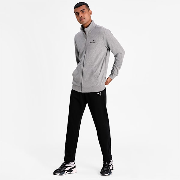 Essentials Men's Track Jacket, Medium Gray Heather, extralarge-IND