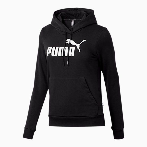 Essentials Women's Hoodie, Cotton Black, extralarge