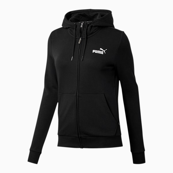 Essentials Women's Hooded Jacket, Cotton Black, extralarge
