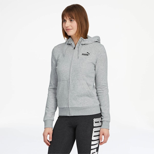 Chamarra con Gorra Essentials para Muejr, Light Gray Heather, extralarge