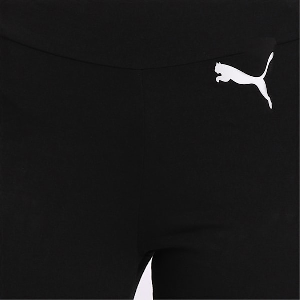 Women's Essentials Logo Leggings, Cotton Black, extralarge-IND